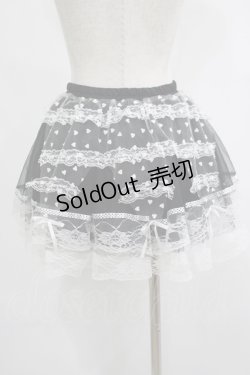 画像3: Drug Honey / チュールレーススカート  黒×白 H-25-07-05-024-PU-SK-KB-ZH