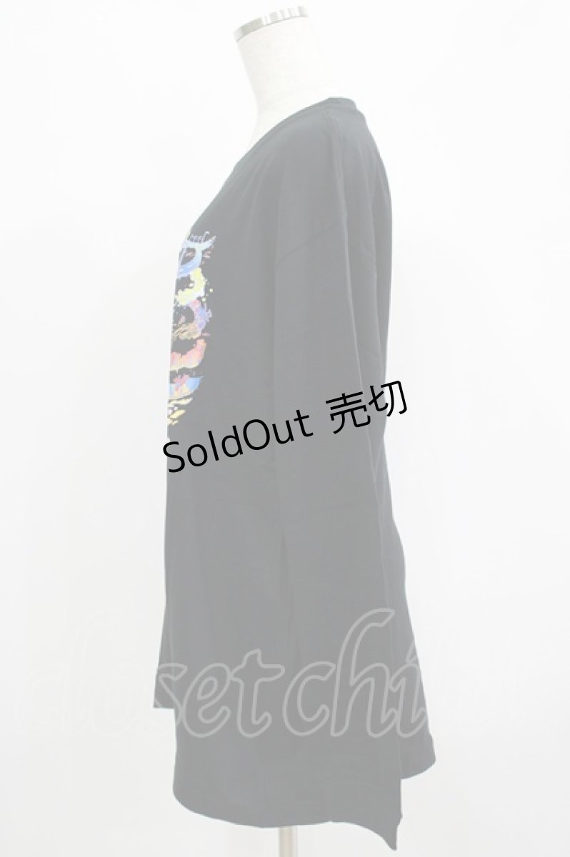 画像2: QOOZA / QOOZA×zumi Costal Long Sleeve Tee  黒 H-25-07-06-031-PU-TO-KB-ZI (2)