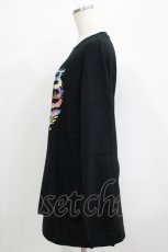 画像2: QOOZA / QOOZA×zumi Costal Long Sleeve Tee  黒 H-25-07-06-032-PU-TO-KB-ZI (2)