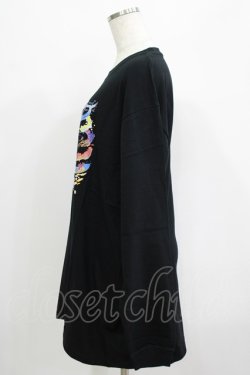 画像2: QOOZA / QOOZA×zumi Costal Long Sleeve Tee  黒 H-25-07-06-032-PU-TO-KB-ZH