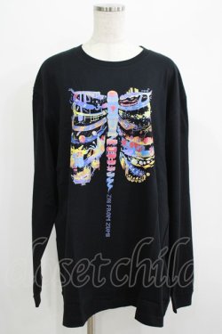画像1: QOOZA / QOOZA×zumi Costal Long Sleeve Tee  黒 H-25-07-06-038-PU-TO-KB-ZH