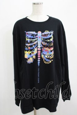 画像1: QOOZA / QOOZA×zumi Costal Long Sleeve Tee  黒 H-25-07-06-039-PU-TO-KB-ZH