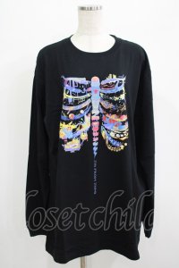 QOOZA / QOOZA×zumi Costal Long Sleeve Tee  黒 H-25-07-06-040-PU-TO-KB-ZH