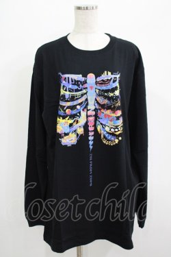 画像1: QOOZA / QOOZA×zumi Costal Long Sleeve Tee  黒 H-25-07-06-040-PU-TO-KB-ZH