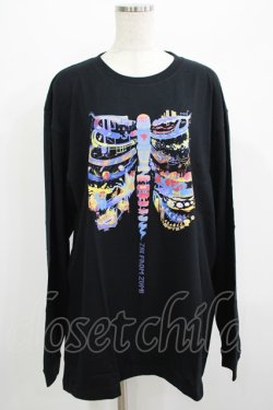 画像1: QOOZA / QOOZA×zumi Costal Long Sleeve Tee  黒 H-25-07-06-041-PU-TO-KB-ZH