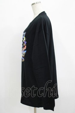 画像2: QOOZA / QOOZA×zumi Costal Long Sleeve Tee  黒 H-25-07-06-042-PU-TO-KB-ZH