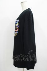 画像2: QOOZA / QOOZA×zumi Costal Long Sleeve Tee  黒 H-25-07-06-043-PU-TO-KB-ZH (2)