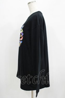 画像2: QOOZA / QOOZA×zumi Costal Long Sleeve Tee  黒 H-25-07-06-044-PU-TO-KB-ZH