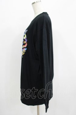 画像2: QOOZA / QOOZA×zumi Costal Long Sleeve Tee  黒 H-25-07-06-045-PU-TO-KB-ZH