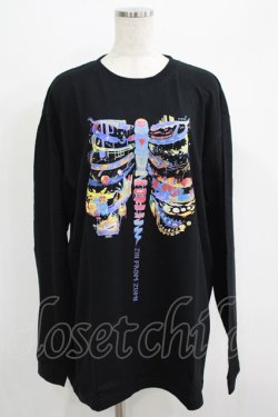 画像1: QOOZA / QOOZA×zumi Costal Long Sleeve Tee  黒 H-25-07-06-046-PU-TO-KB-ZH