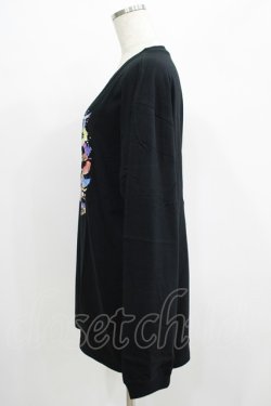 画像2: QOOZA / QOOZA×zumi Costal Long Sleeve Tee  黒 H-25-07-06-047-PU-TO-KB-ZH