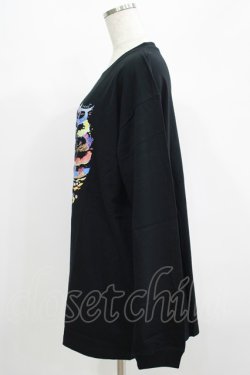 画像2: QOOZA / QOOZA×zumi Costal Long Sleeve Tee  黒 H-25-07-06-048-PU-TO-KB-ZH