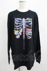 QOOZA / QOOZA×zumi Costal Long Sleeve Tee  黒 H-25-07-06-049-PU-TO-KB-ZI