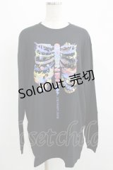 QOOZA / QOOZA×zumi Costal Long Sleeve Tee  黒 H-25-07-06-049-PU-TO-KB-ZI