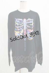 QOOZA / QOOZA×zumi Costal Long Sleeve Tee  黒 H-25-07-06-049-PU-TO-KB-ZI