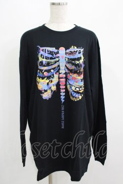 画像1: QOOZA / QOOZA×zumi Costal Long Sleeve Tee  黒 H-25-07-06-049-PU-TO-KB-ZH