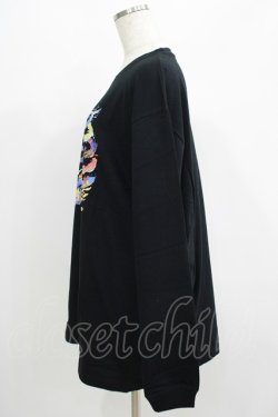 画像2: QOOZA / QOOZA×zumi Costal Long Sleeve Tee  黒 H-25-07-06-050-PU-TO-KB-ZH