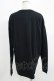 画像3: QOOZA / QOOZA×zumi Costal Long Sleeve Tee  黒 H-25-07-06-050-PU-TO-KB-ZH (3)
