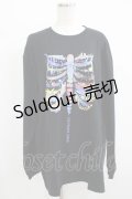 QOOZA / QOOZA×zumi Costal Long Sleeve Tee  黒 H-25-07-06-051-PU-TO-KB-ZS
