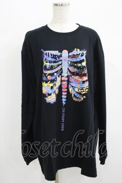 画像1: QOOZA / QOOZA×zumi Costal Long Sleeve Tee  黒 H-25-07-06-051-PU-TO-KB-ZH