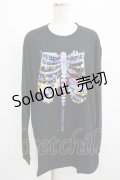 QOOZA / QOOZA×zumi Costal Long Sleeve Tee  黒 H-25-07-06-052-PU-TO-KB-ZS
