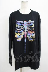 QOOZA / QOOZA×zumi Costal Long Sleeve Tee  黒 H-25-07-06-052-PU-TO-KB-ZS