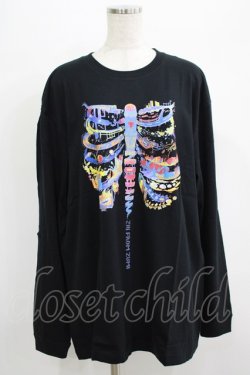 画像1: QOOZA / QOOZA×zumi Costal Long Sleeve Tee  黒 H-25-07-06-053-PU-TO-KB-ZH