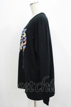 画像2: QOOZA / QOOZA×zumi Costal Long Sleeve Tee  黒 H-25-07-06-053-PU-TO-KB-ZH