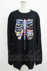 QOOZA / QOOZA×zumi Costal Long Sleeve Tee  黒 H-25-07-06-054-PU-TO-KB-ZY