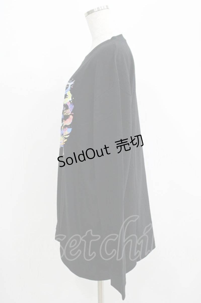 画像2: QOOZA / QOOZA×zumi Costal Long Sleeve Tee  黒 H-25-07-06-054-PU-TO-KB-ZY (2)