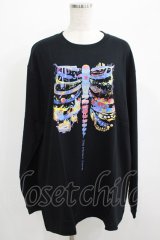 QOOZA / QOOZA×zumi Costal Long Sleeve Tee  黒 H-25-07-06-056-PU-TO-KB-ZH