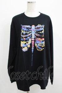 QOOZA / QOOZA×zumi Costal Long Sleeve Tee  黒 H-25-07-06-056-PU-TO-KB-ZH