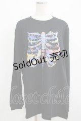 QOOZA / QOOZA×zumi Costal Long Sleeve Tee  黒 H-25-07-06-057-PU-TO-KB-ZH