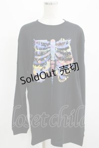 QOOZA / QOOZA×zumi Costal Long Sleeve Tee  黒 H-25-07-06-057-PU-TO-KB-ZH