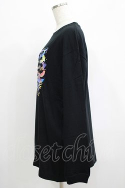 画像2: QOOZA / QOOZA×zumi Costal Long Sleeve Tee  黒 H-25-07-06-057-PU-TO-KB-ZH