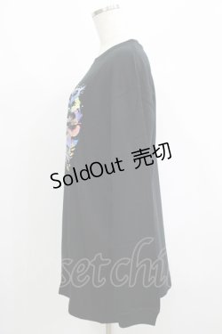 画像2: QOOZA / QOOZA×zumi Costal Long Sleeve Tee  黒 H-25-07-06-057-PU-TO-KB-ZH