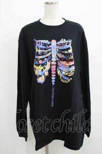 QOOZA / QOOZA×zumi Costal Long Sleeve Tee  黒 H-25-07-06-058-PU-TO-KB-ZH