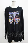 QOOZA / QOOZA×zumi Costal Long Sleeve Tee  黒 H-25-07-06-059-PU-TO-KB-ZH