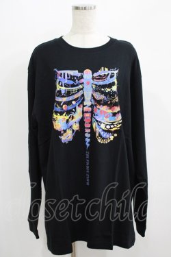 画像1: QOOZA / QOOZA×zumi Costal Long Sleeve Tee  黒 H-25-07-06-059-PU-TO-KB-ZH