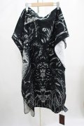 KILL STAR / HEAVY AND DOOMED BEACH TOWEL  黒 H-25-07-06-060-SL-ZA-KB-ZH
