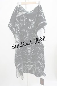 KILL STAR / HEAVY AND DOOMED BEACH TOWEL  黒 H-25-07-06-060-SL-ZA-KB-ZH