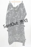 KILL STAR / HEAVY AND DOOMED BEACH TOWEL  黒 H-25-07-06-061-SL-ZA-KB-ZH