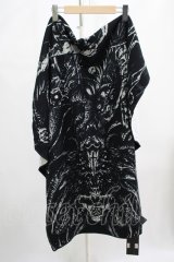 KILL STAR / HEAVY AND DOOMED BEACH TOWEL  黒 H-25-07-06-061-SL-ZA-KB-ZH