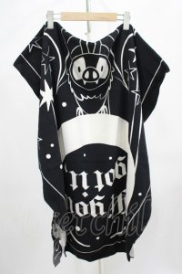 KILL STAR / HAUNT IT COFFIN TOWEL  黒 H-25-07-06-062-SL-ZA-KB-ZH