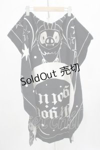 KILL STAR / HAUNT IT COFFIN TOWEL  黒 H-25-07-06-062-SL-ZA-KB-ZH