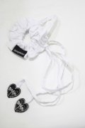 MORPH8NE / Bonie Scrunchies  白 H-25-07-06-064-PU-AC-KB-ZH