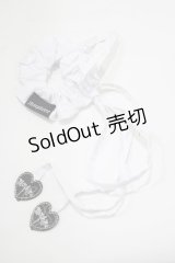 MORPH8NE / Bonie Scrunchies  白 H-25-07-06-064-PU-AC-KB-ZH