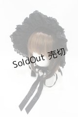 BABY,THE STARS SHINE BRIGHT / スピンドールハーフボンネット  ブラック H-25-07-06-1001-BA-AC-NS-ZH