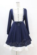 axes femme POETIQUE / ヨーク切替ワンピース M ネイビー H-25-07-06-1039-AX-OP-NS-ZH