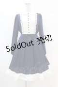 axes femme POETIQUE / ヨーク切替ワンピース M ネイビー H-25-07-06-1039-AX-OP-NS-ZH